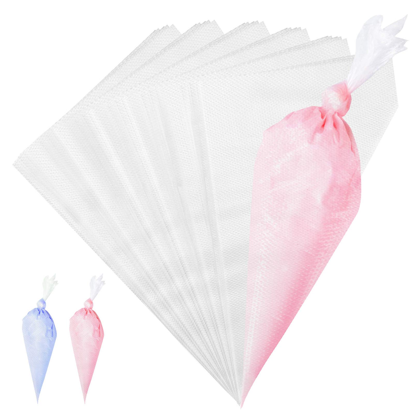 100 Pcs 24 Inch Thickened Piping Bags - Premium Cake Decorating Kit for Baking, Buttercream, Cookies & Desserts - Perfect for Home Bakers, Professional Chefs & Party Treats