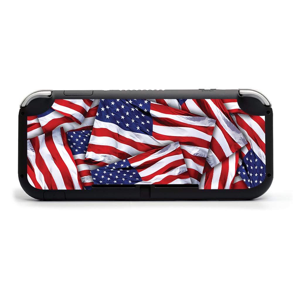 MightySkins Protective Vinyl Decal Wrap Cover for Nintendo Switch Lite - Patriot Design | Durable, Customizable Skin | Easy to Apply & Remove | Made in USA | Perfect for Gaming, Travel & Personalization