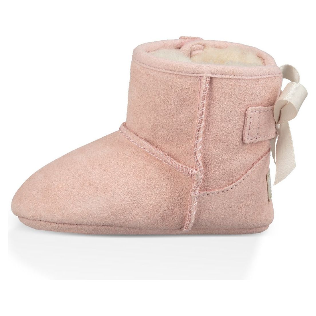 UGG Baby Jessie Bow II Bootie in Baby Pink - Soft & Comfortable Infant Booties for Girls - Perfect for Winter, Outdoors & Special Occasions