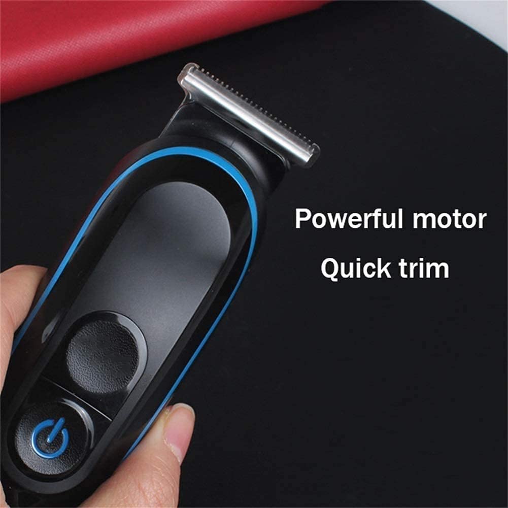 Professional 6-in-1 Cordless Hair Clippers for Men - Electric Hair Trimmer & Beard Trimmer Kit with Multiple Guards | Perfect for Home Haircuts, Barbershop Grooming & DIY Styling