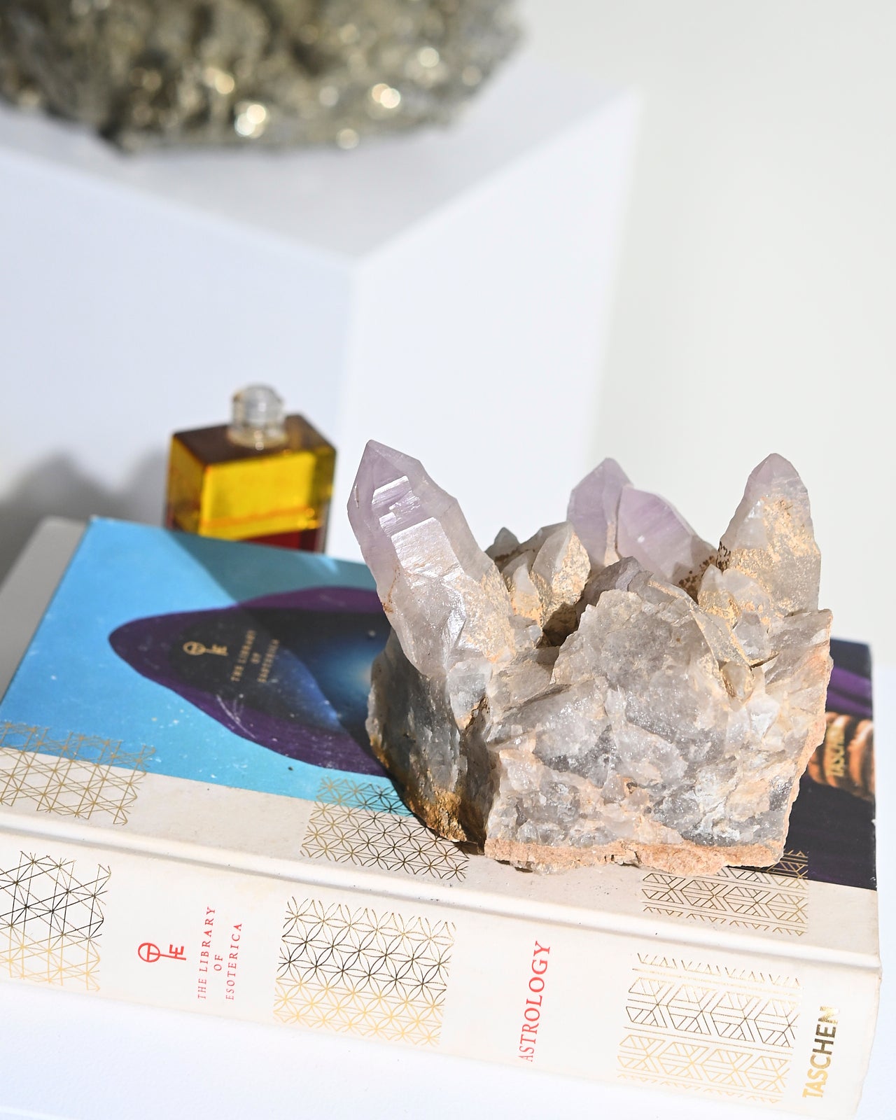 Natural Peruvian Amethyst Crystal Cluster - 4 Inch Healing Stone for Meditation, Reiki & Home Decor | Spiritual Gift & Energy Cleansing