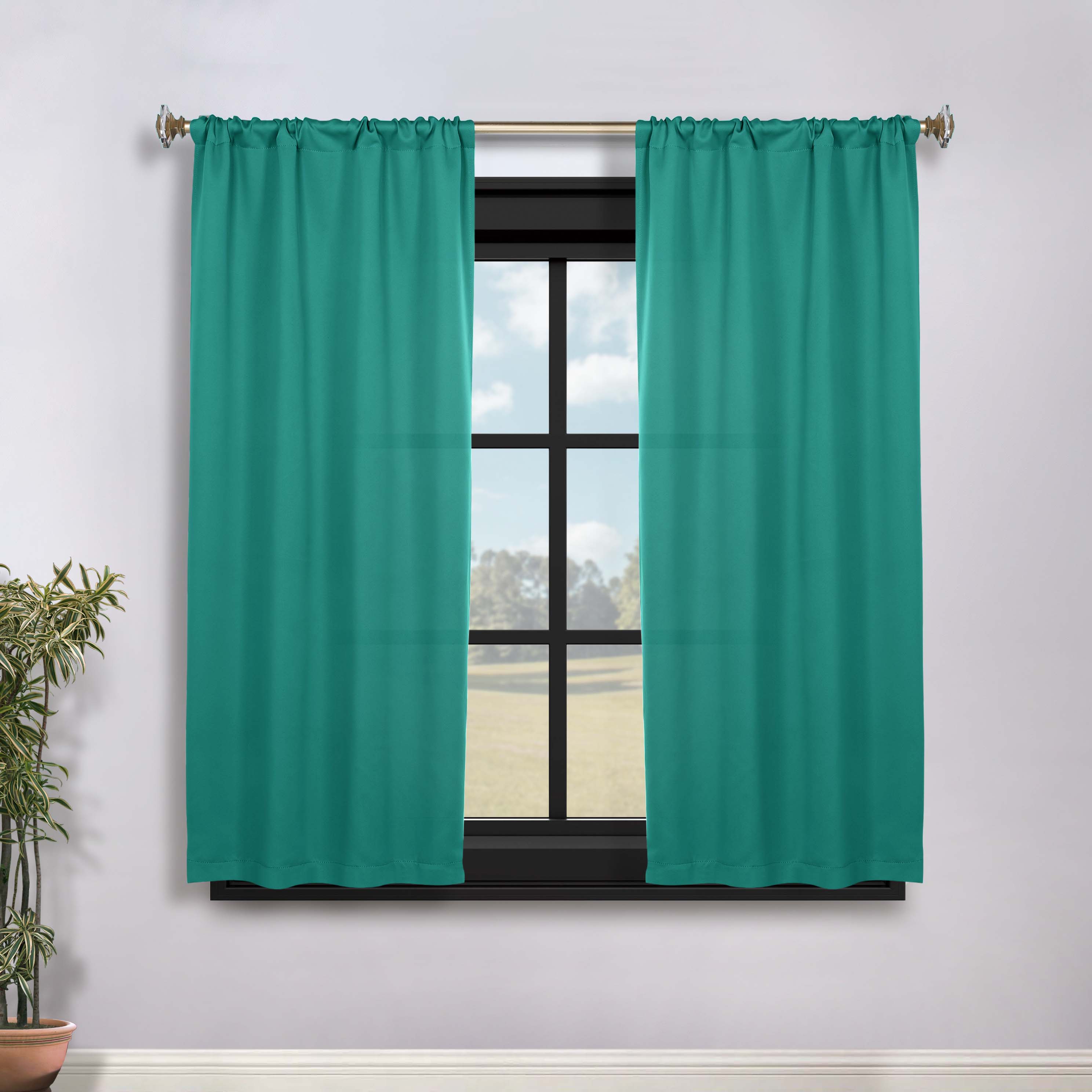 Blackout Curtains for Bedroom - Machine Washable, Thermal Insulated, Noise Reducing - Set of 2 Panels - Perfect for Nursery, Home Theater & Shift Workers (42x84 Inches)