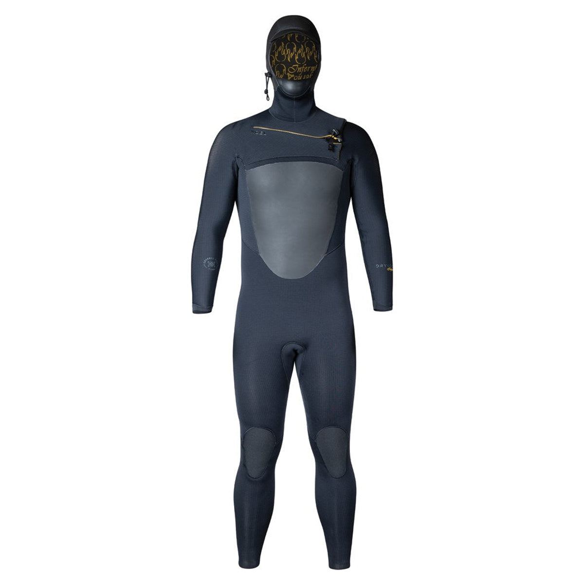 5/4 Men's XCEL Drylock Hooded Wetsuit 2024 - Premium Surfing & Diving Gear for Cold Water Adventures
