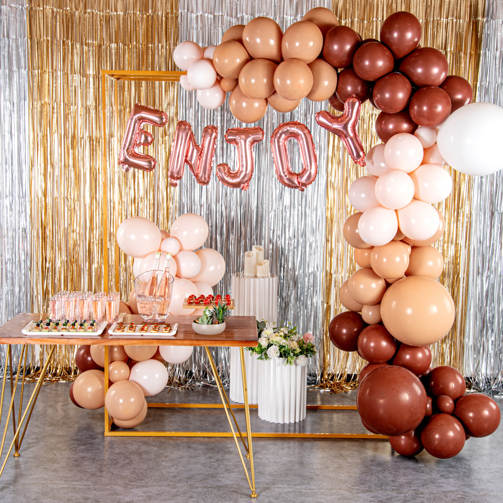 Balloonify Rose Gold Mylar Letter J Balloon - 16 Inch Large Foil Alphabet Balloon for Birthday Party Decorations, Wedding, Baby Shower & Anniversary Celebrations