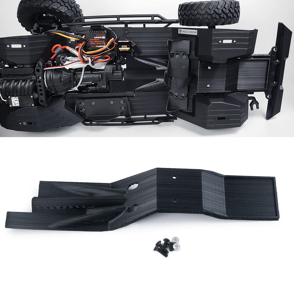 1PCS RC Mud Flaps Fender Plastic Middle Mudguards for 1/10 Axial SCX10 III AXI03006 AXI03007 RC Crawler Car - Durable Off-Road Protection for Rock Crawling & Trail Adventures