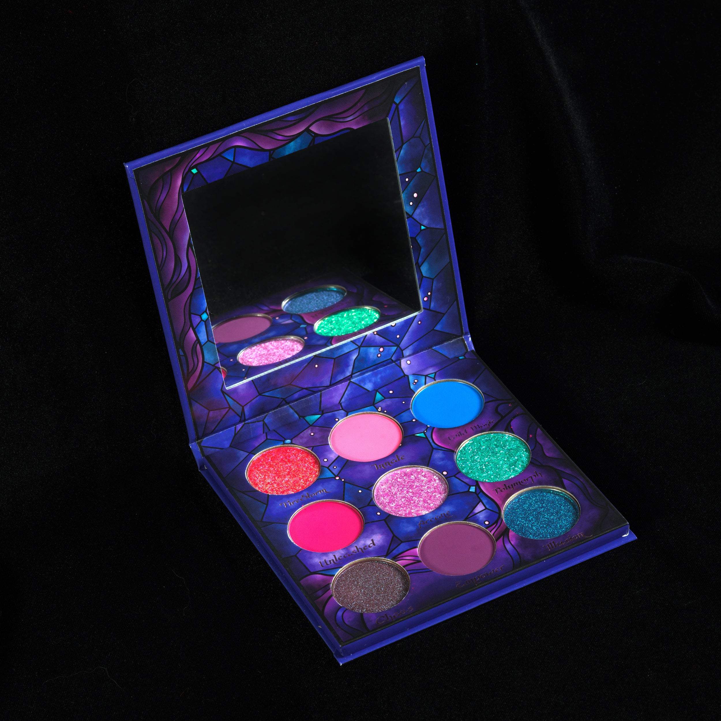 Sorcerer Eyeshadow Palette - 12 Highly Pigmented Matte & Shimmer Shades for Professional Makeup | Perfect for Day to Night Looks, Parties, and Special Occasions