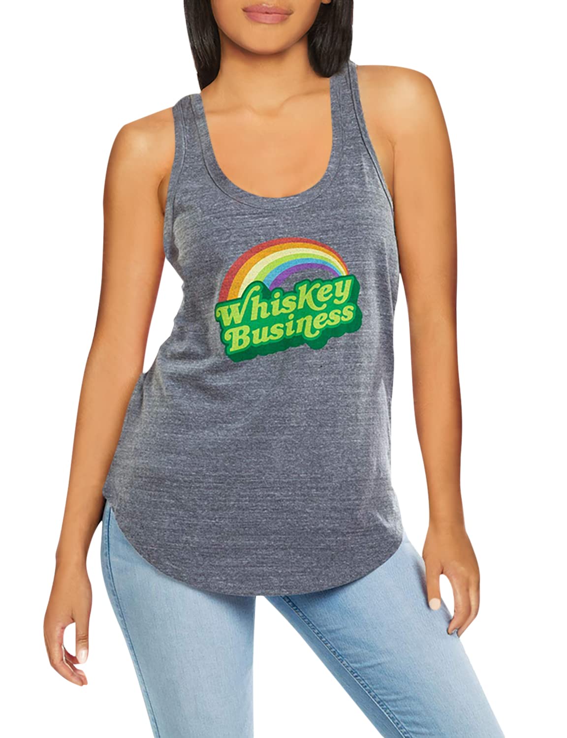 Funny St. Patrick's Day Tank Tops for Women - Colorful Cute Holiday Party T-Shirts | Perfect for Bar Crawls, Irish Festivals & Themed Parties