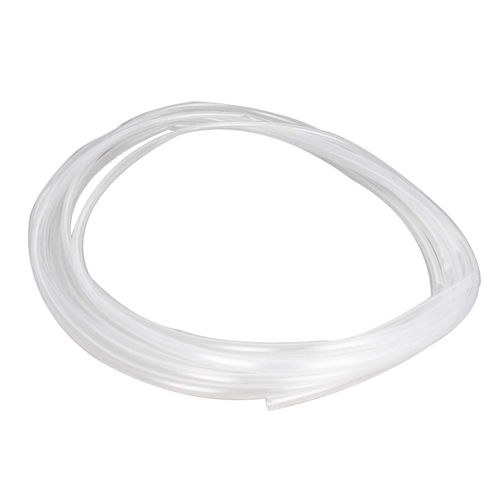Othmro PE Plastic Industrial Heat-Shrink Tubing - 16.4FT Length, 0.18inch Inner Diameter, 2:1 Shrink Ratio - Electrical Insulation Cable Sleeve for Wire Protection (Transparent) - Perfect for Cable Bonding, Automotive Wiring & DIY Electronics Projects