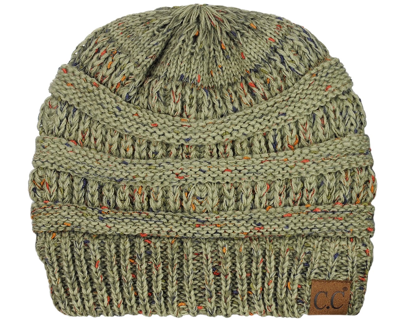 Trendy Chunky Cable Knit Beanie - Soft Stretch Warm Winter Hat for Women & Men - Perfect for Skiing, Snowboarding & Outdoor Activities