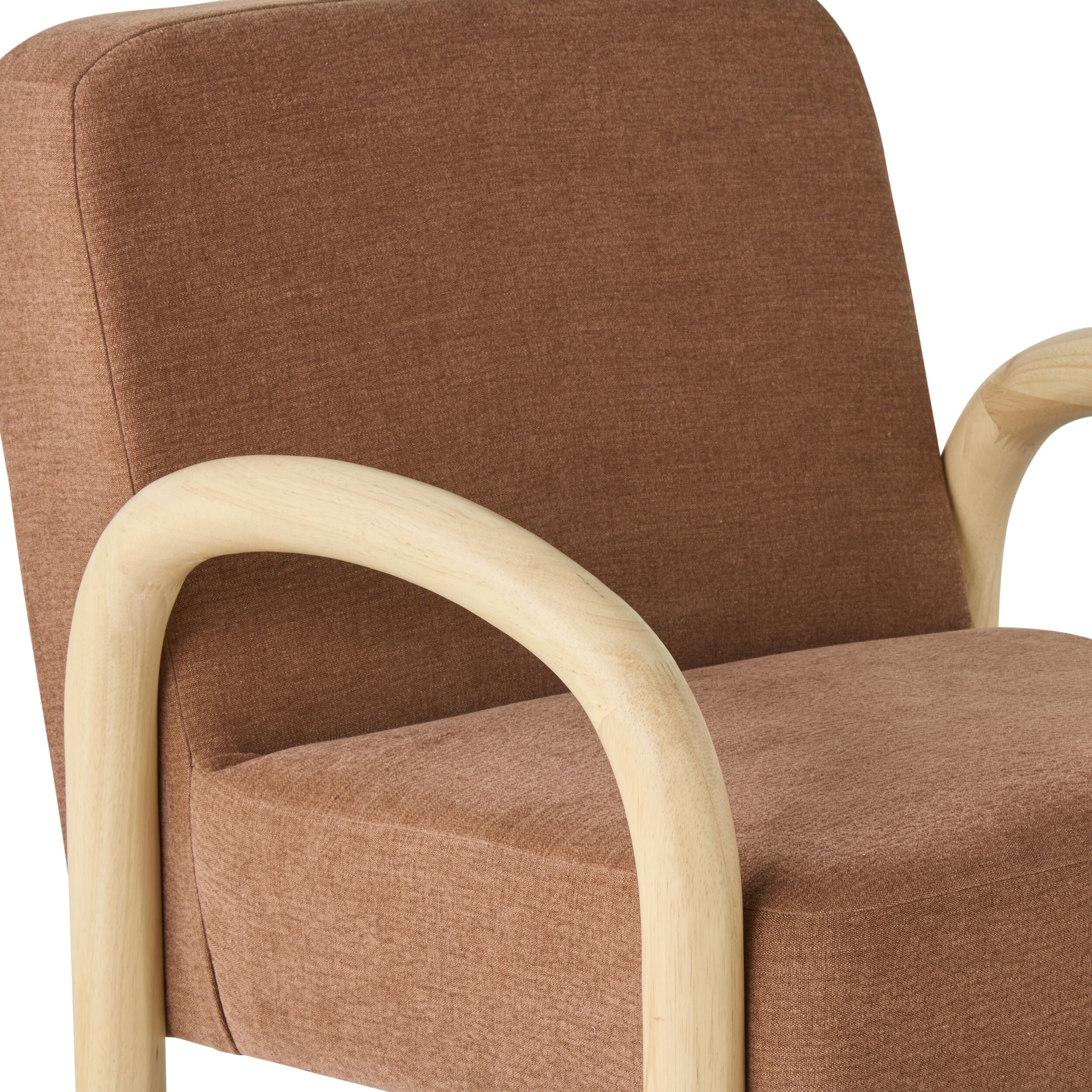 Aston Occasional Chair in Patina Brown - Stylish Accent Chair for Living Room, Bedroom, or Office - Perfect for Reading, Relaxing, and Extra Seating
