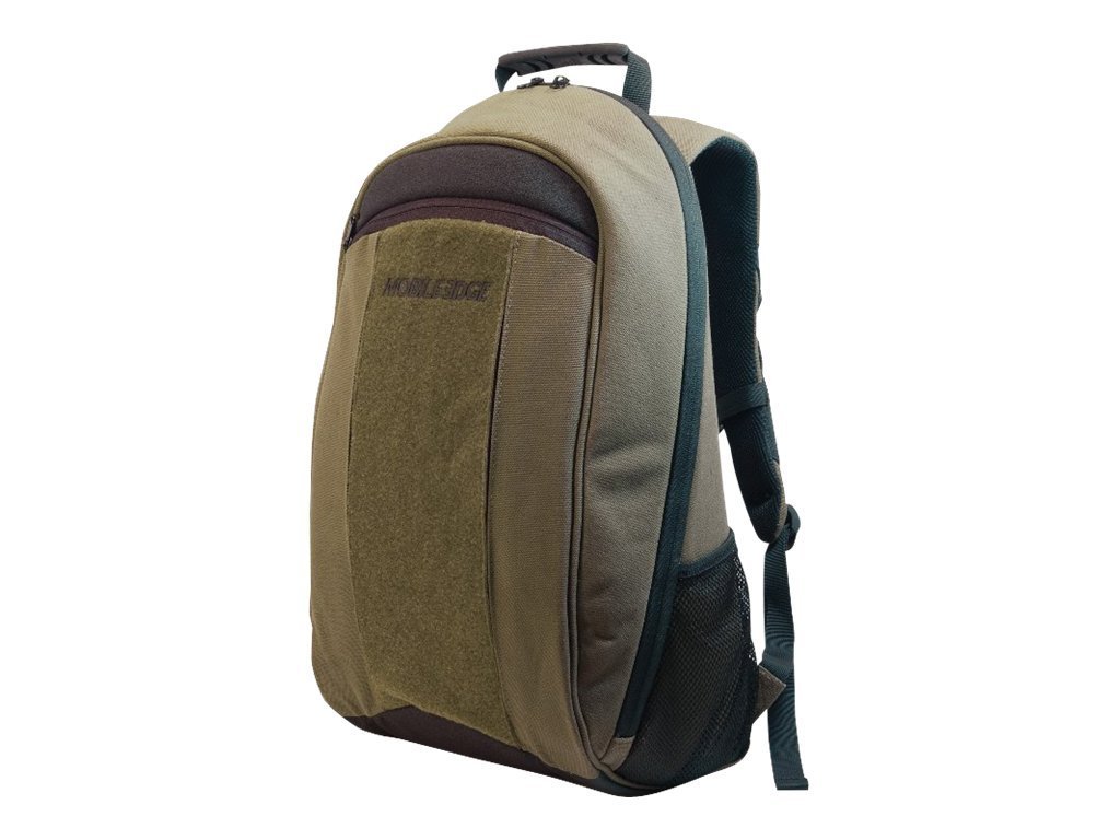Eco-Friendly Mobile Edge Laptop Backpack - Durable Olive Green Computer Bag for Work, School & Travel | Water-Resistant & Ergonomic Design