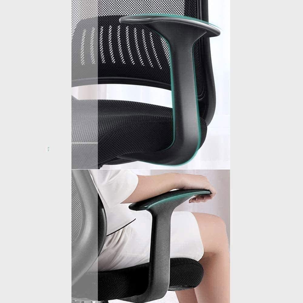 Ergonomic Office Chair with Adjustable Height & Lumbar Support - Swivel Desk Chair for Home, Gaming & Computer Work - Comfortable Reclining Seat with Breathable Mesh Back - Perfect for Long Work Hours, Online Gaming & Home Office Setup