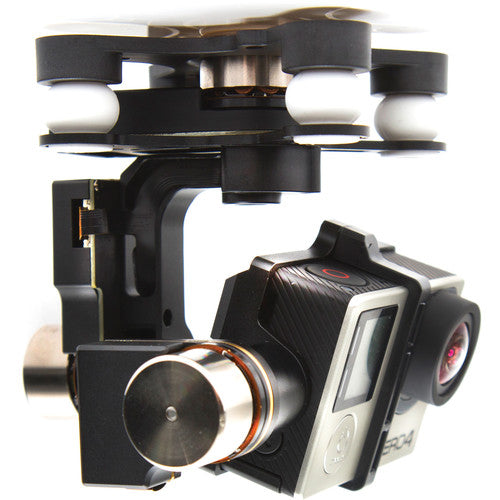 DJI Zenmuse H4 3D Gimbal Stabilizer for GoPro HERO4 Black Camera - Professional 3-Axis Handheld Stabilizer for Smooth Aerial & Action Videography