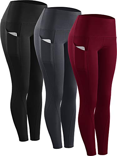 9017 Yoga Pant 3 Pack:black/Grey/Red