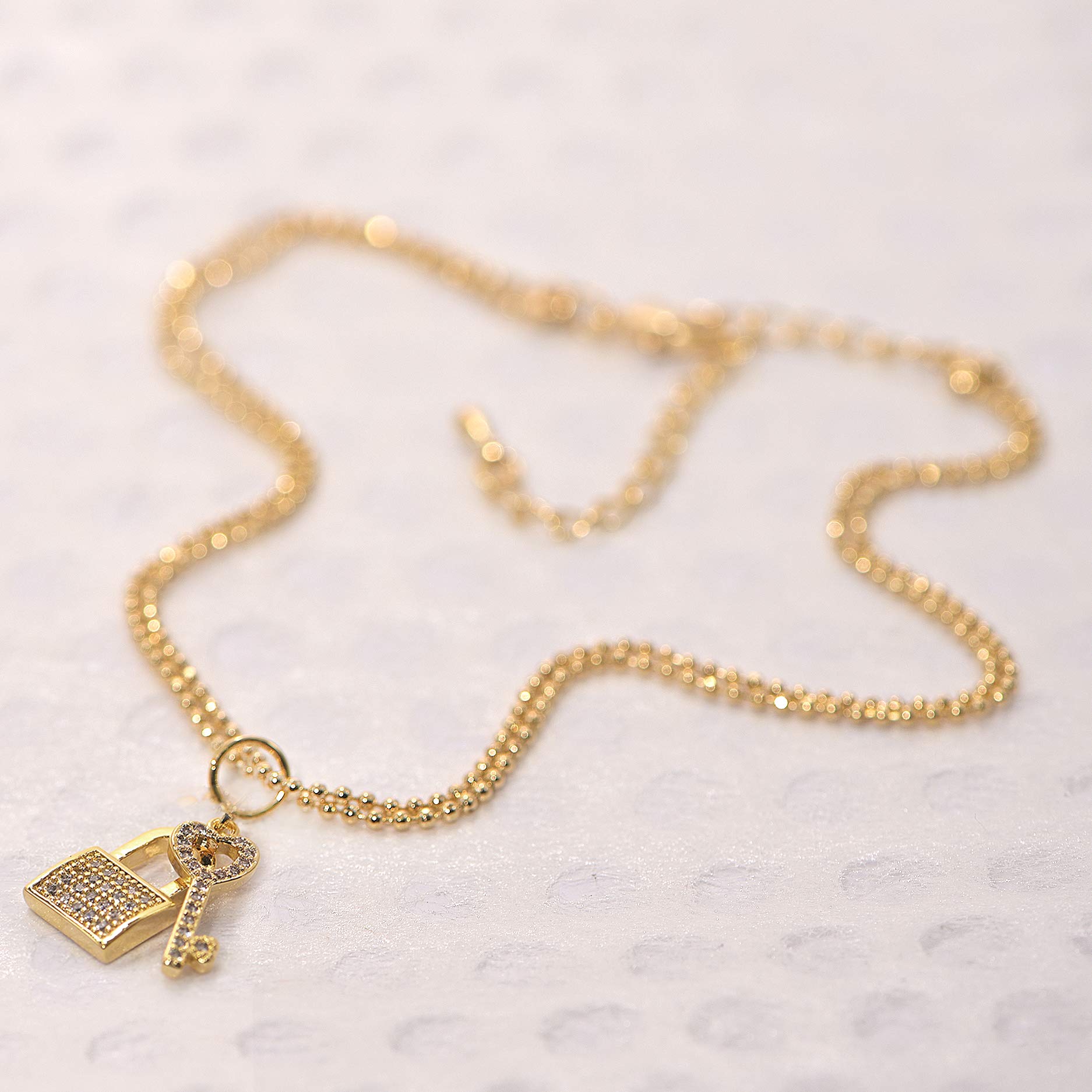 Spinningdaisy Mighty Tiny Double Line Anklet - Delicate Gold Ankle Bracelet for Women, Dainty Minimalist Jewelry for Everyday Wear, Perfect for Beach, Summer Outfits and Boho Style