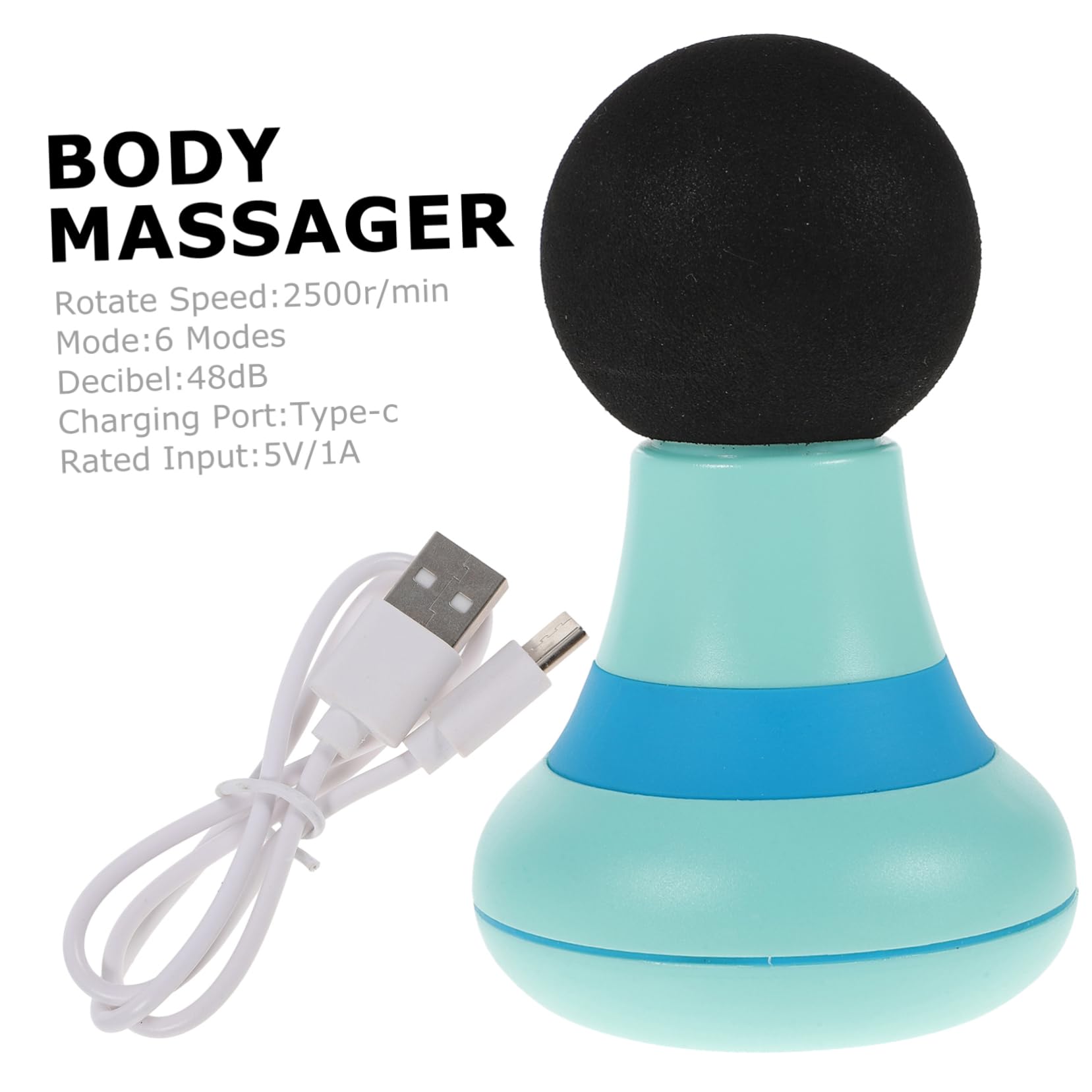 TOVINANNA 3-Pack Mini Electric Massager for Body & Muscle Relief - Deep Tissue Handheld Massage Tool with ABS Case - Perfect for Home, Gym, Office & Travel Relaxation