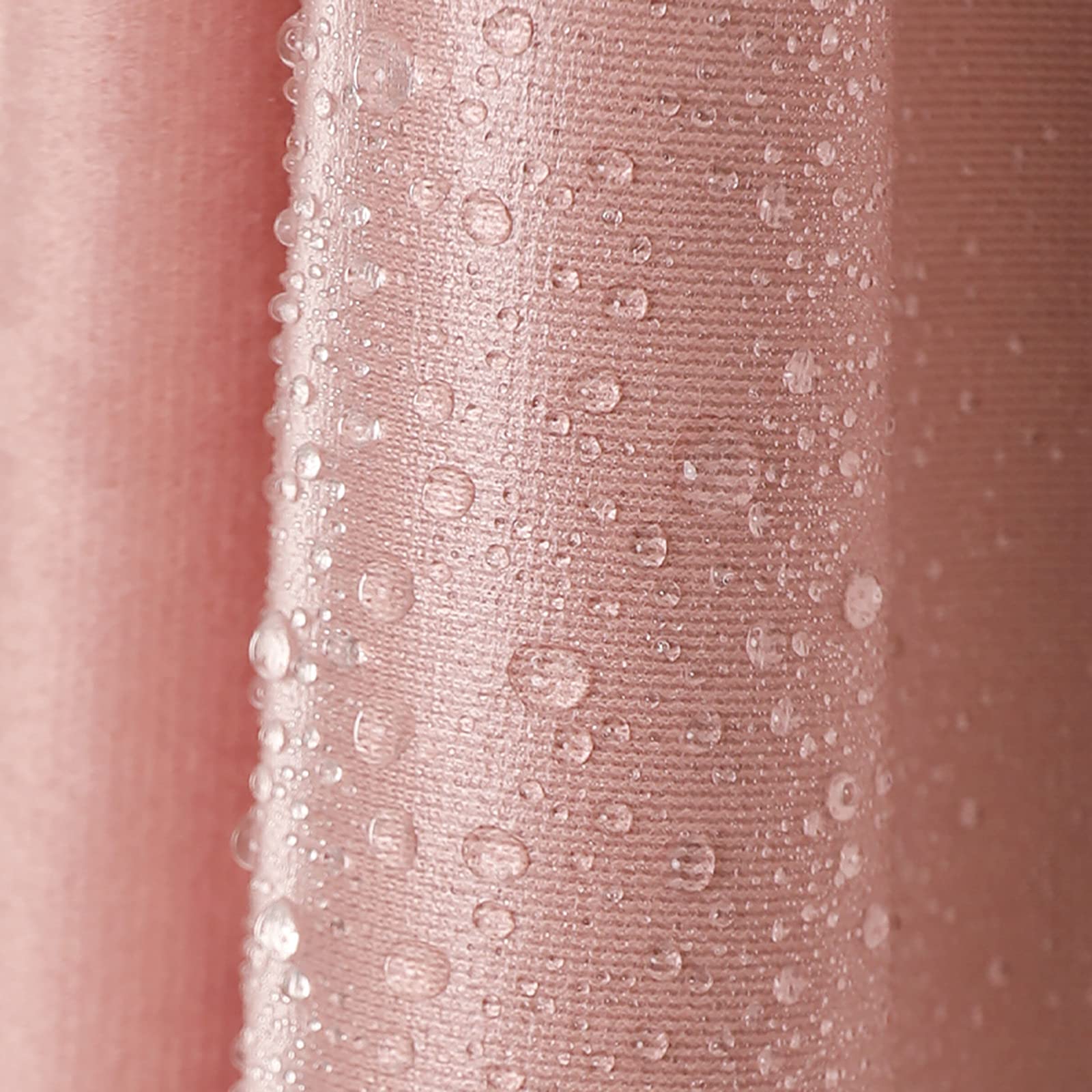 Luxury Velvet Fabric Shower Curtain - Waterproof Bathroom Curtain with Rust-Resistant Grommets, Machine Washable for Bathtub - Perfect for Modern Bathroom Decor & Spa-Like Shower Experience