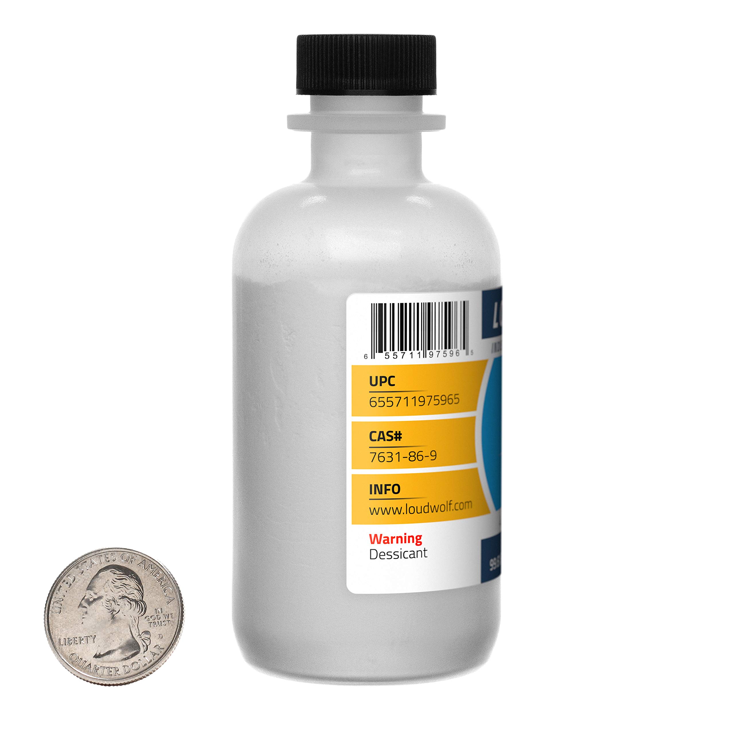 **99.6% Pure Pharmaceutical Grade Silicon Dioxide Fine Powder - 3 Pounds (12 Bottles) - Ideal for Supplements, Cosmetics & Food Additives**