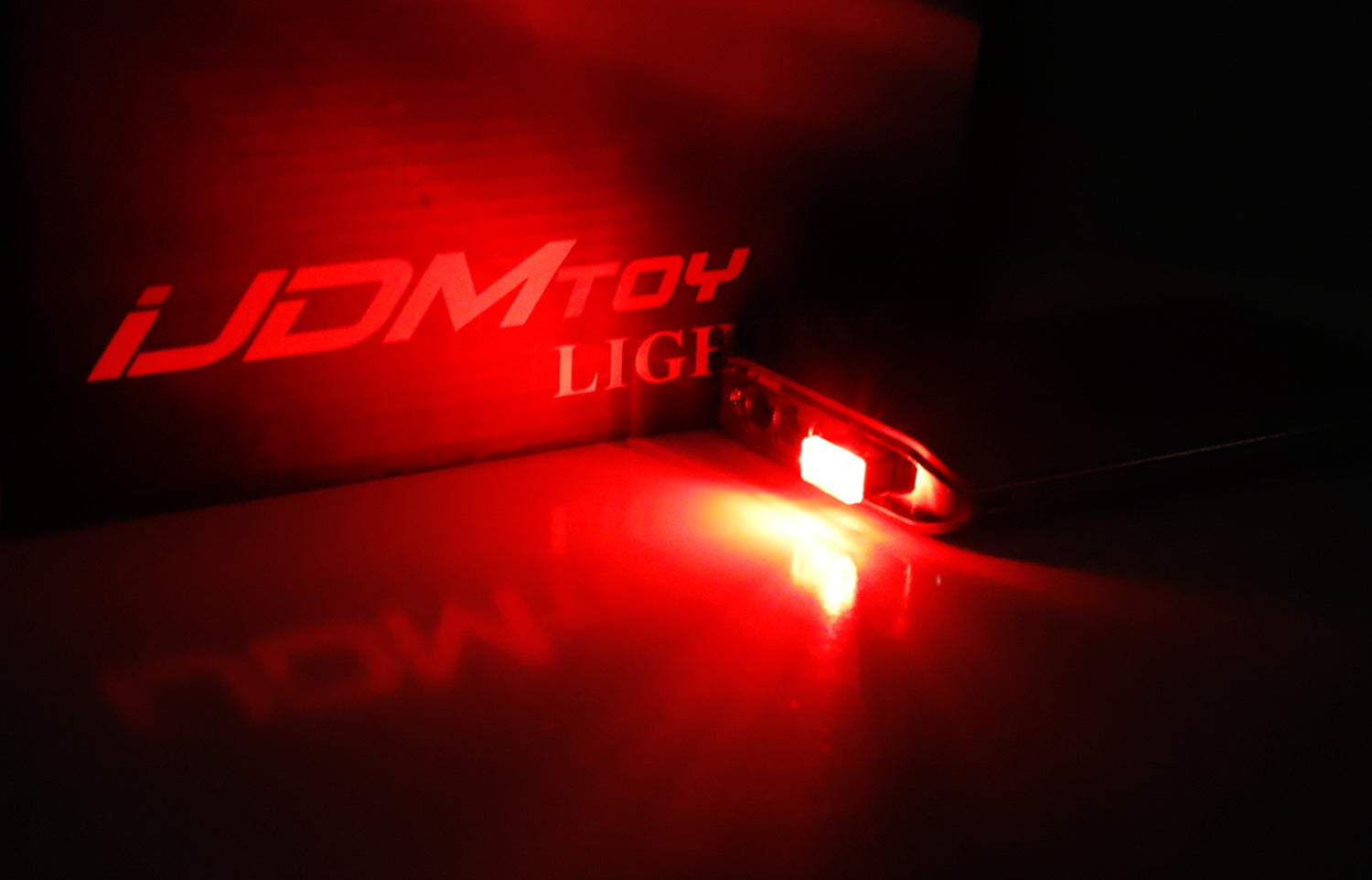 Brilliant Red USB Mini LED Car Interior Ambient Lighting Kit - Enhance Your Car's Atmosphere for Night Driving & Customization