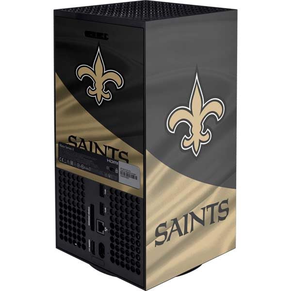 Officially Licensed NFL New Orleans Saints Gaming Skin for Xbox Series X Console - Custom Decal Wrap for Enhanced Protection & Team Spirit | Perfect for Gamers & Football Fans