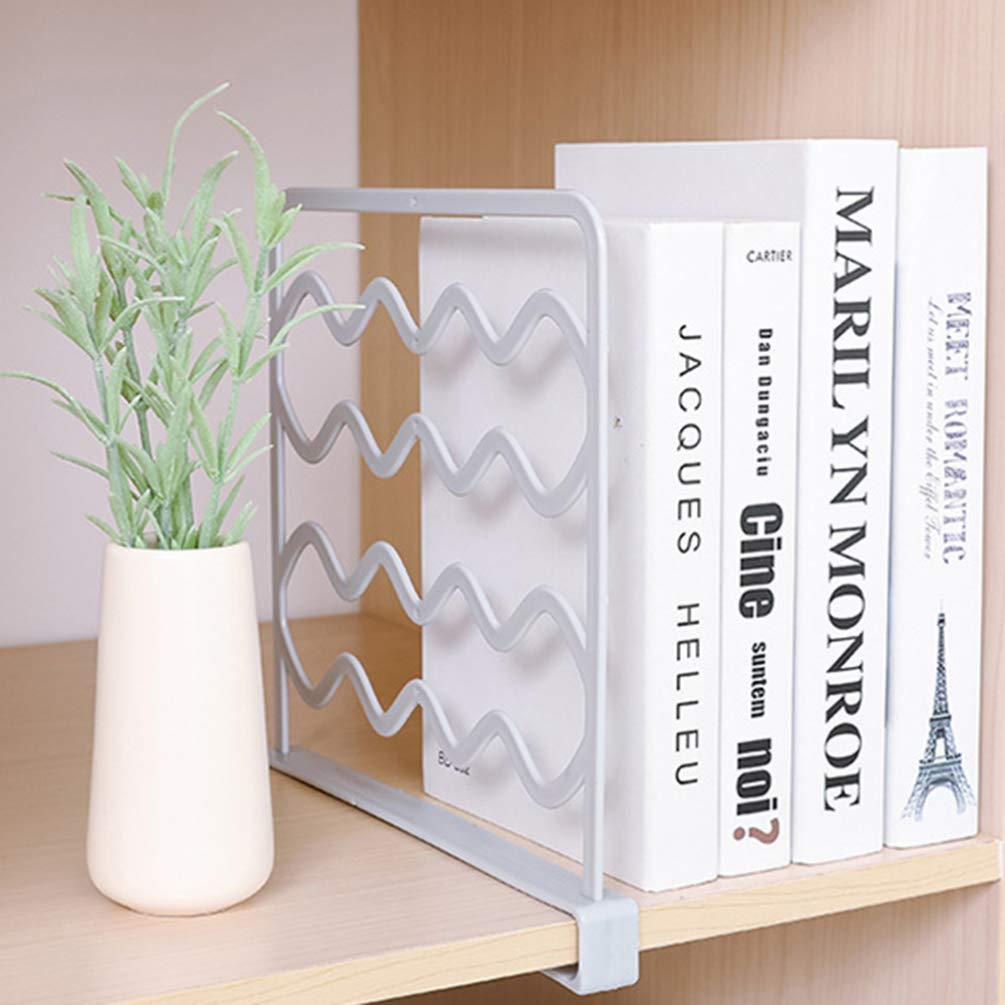 TOPBATHY 6-Piece Adjustable Kitchen Cabinet Organizer Set - Purse Hanger, Scarf Hanger, Tie Rack & Clothing Shelf for Wardrobe Storage - No Drilling Required - Perfect for Closet, Bathroom & Pantry Organization