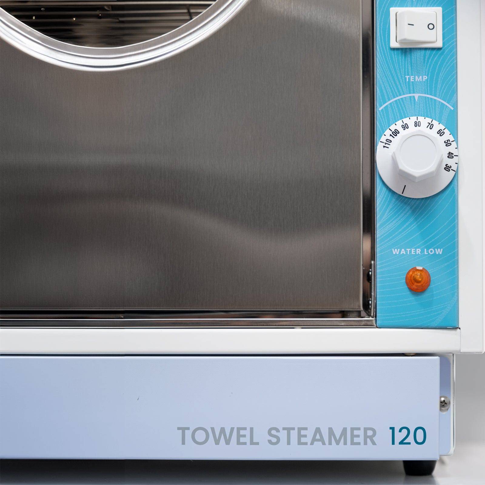 Dermalogic 120 Professional Towel Steamer for Salon & Spa - Electric Facial Towel Warmer for Hot Compress Therapy - Perfect for Facial Treatments, Massage, and Skin Care