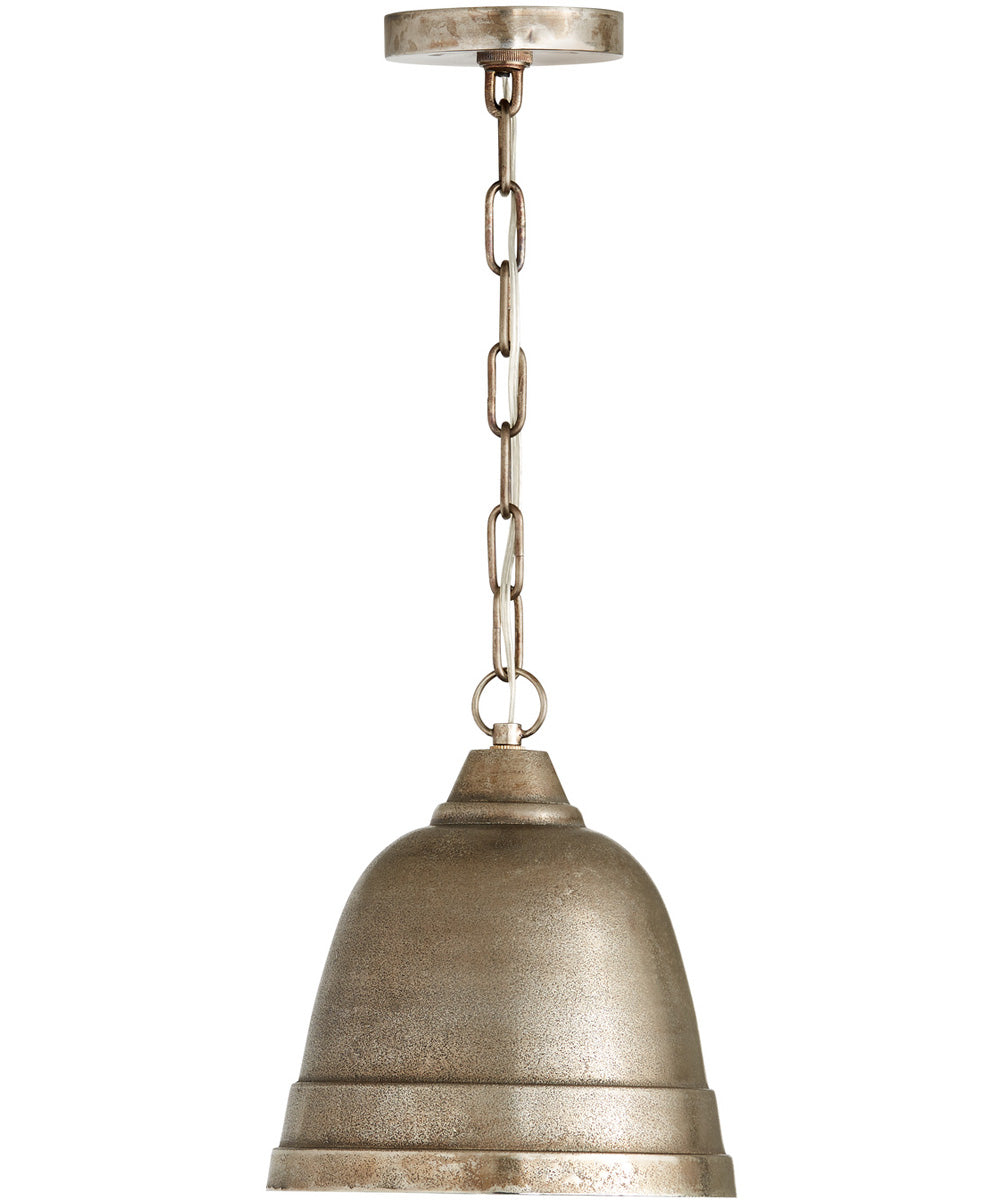 1 Light Pendant Light Fixture in Oxidized Nickel Finish - Modern Ceiling Lighting for Dining Room, Kitchen Island or Bedroom