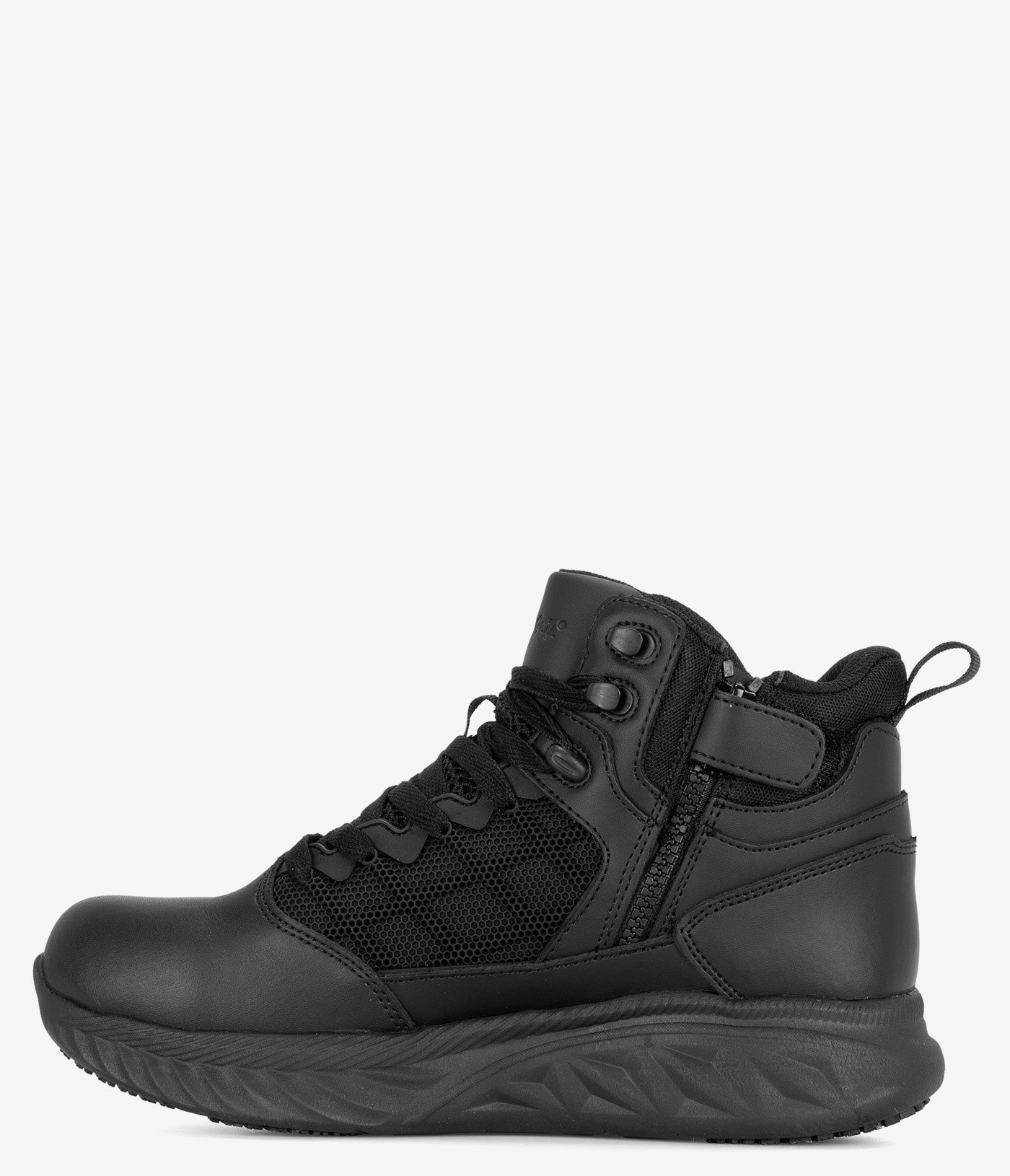 Genuine Grip Shielder Zipper Lock Slip Resistant High Top Sneakers for Men - Perfect for Running, Hiking & Outdoor Activities