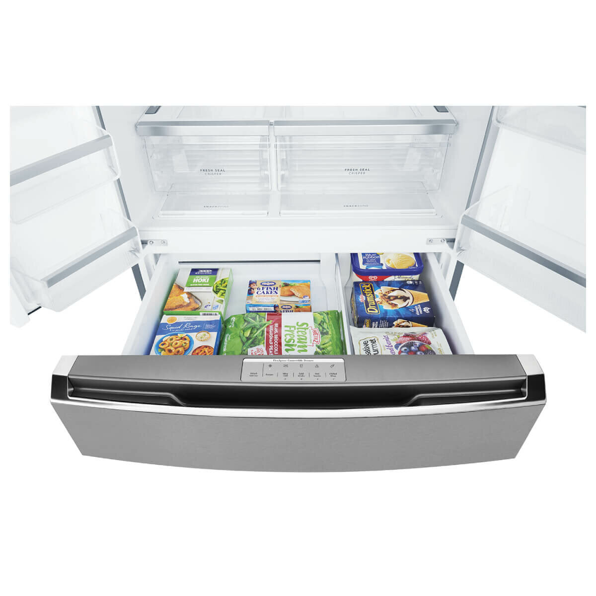 Westinghouse 609L French Door Refrigerator in Stainless Steel - WHE6170SB | Energy Efficient, Spacious Design for Modern Kitchens & Large Families