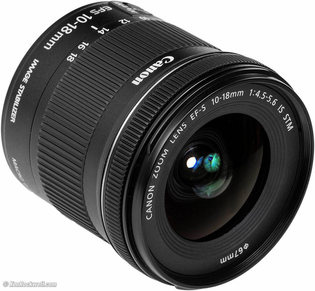 Canon EF-S 10-18mm f/4.5-5.6 IS STM Wide-Angle Zoom Lens for DSLR Cameras - Perfect for Landscape, Architecture & Travel Photography