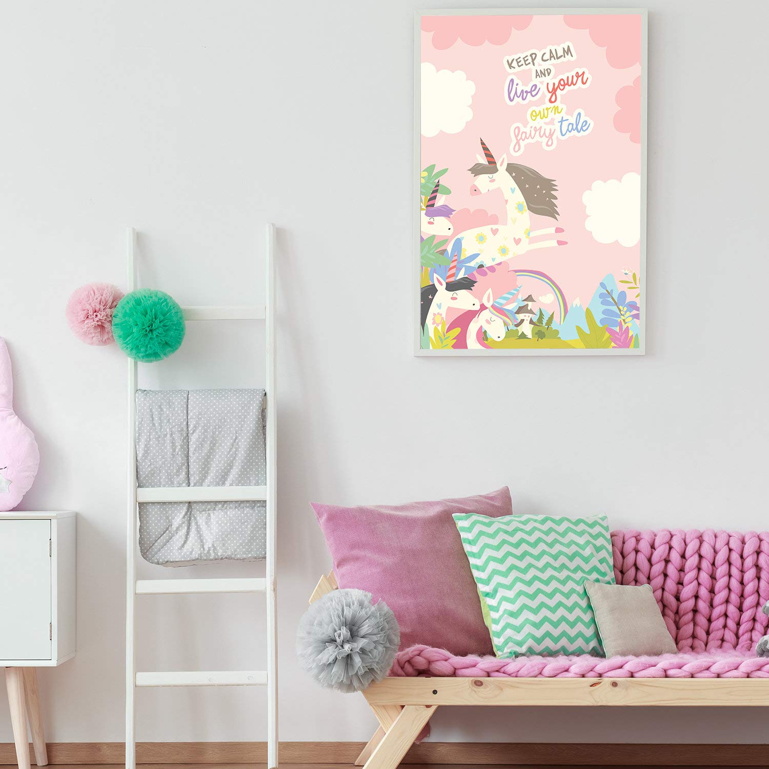 Kids Motivational Wall Art - Inspirational Quote Posters for Nursery, Bedroom & Classroom Decor - Printable Encouraging Signs for Children's Rooms & Learning Spaces - Perfect for Home, School & Daycare