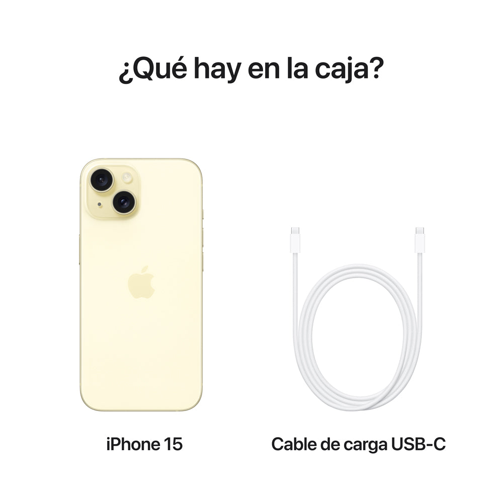 iPhone 15 256GB Yellow - Latest Apple Smartphone with Face ID, Super Retina XDR Display | Perfect for Business, Travel & Everyday Use