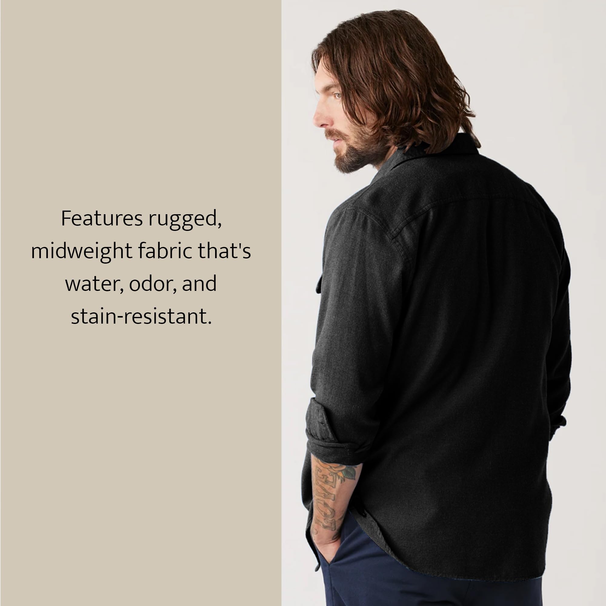 Pendleton Men's Long Sleeve Classic-Fit Flannel Shirt for Men - Soft Plaid Button-Up Shirt for Casual Wear, Outdoor Activities & Work