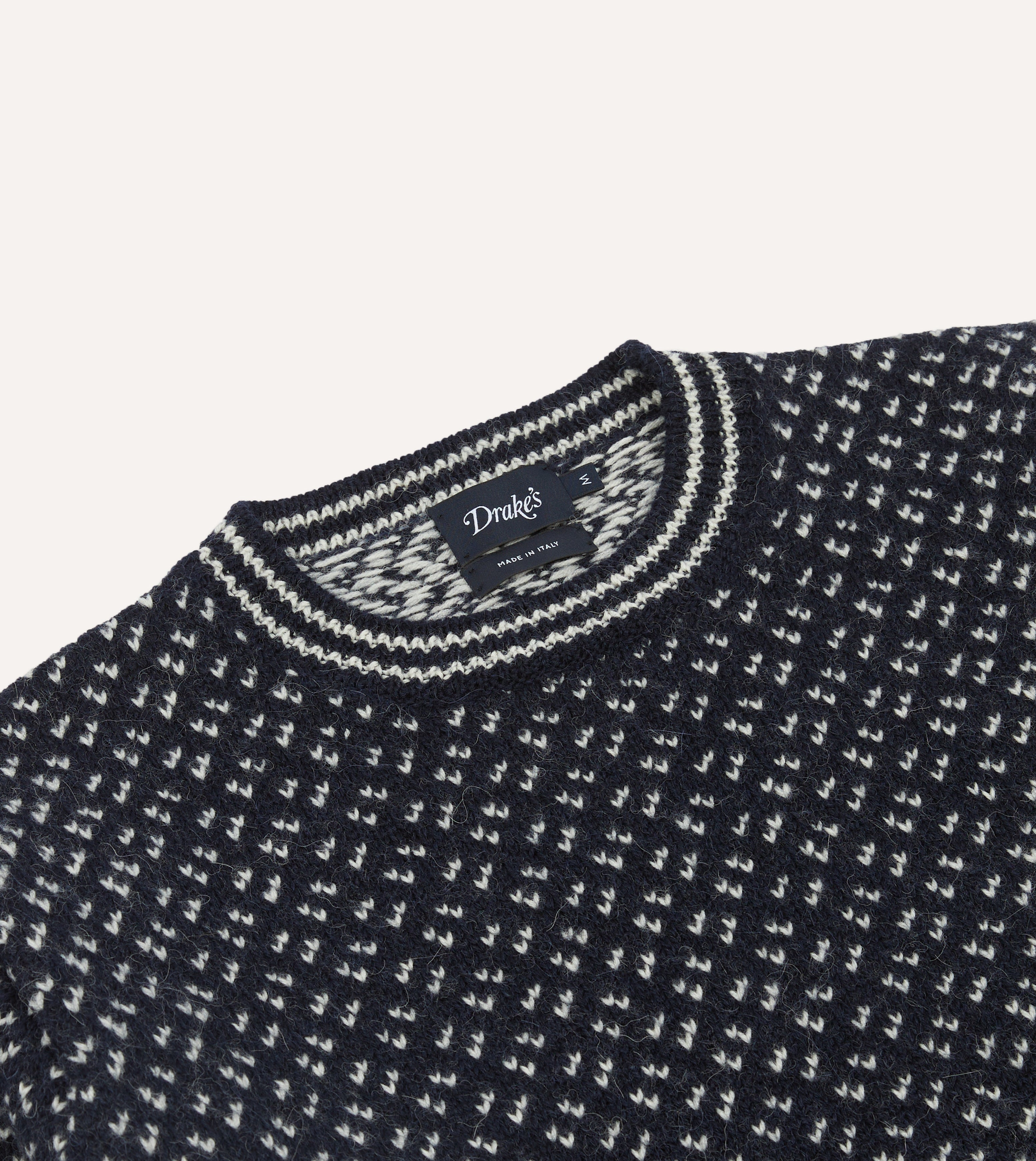 Premium Norwegian Birdseye Wool Alpaca Blend Crew Neck Sweater for Men - Warm Winter Knitwear for Outdoor Adventures & Casual Office Wear