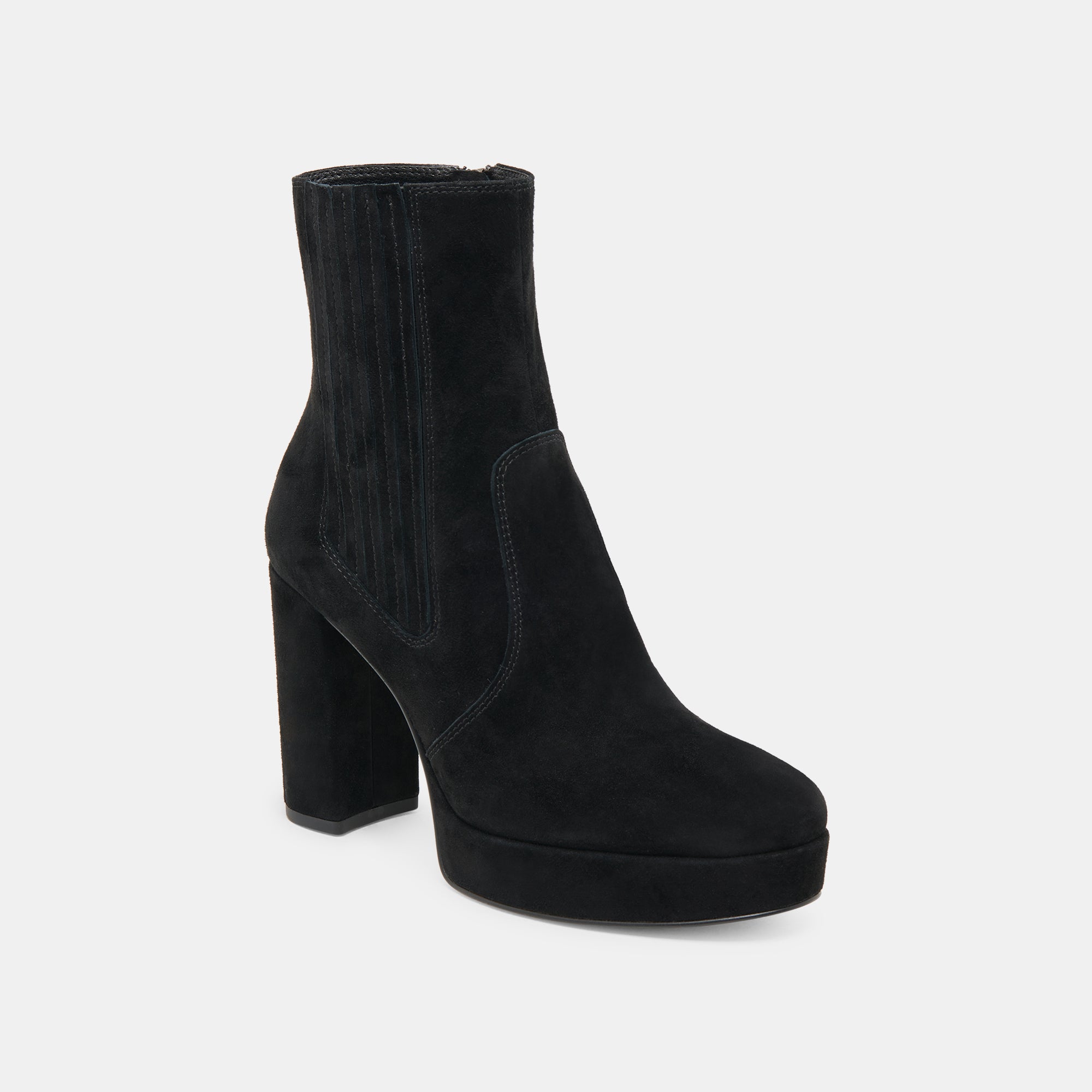 CINNY Women's Onyx Suede Boots - Stylish & Comfortable Ankle Boots for Fall & Winter Fashion | Perfect for Casual Outfits, Office Wear & Night Out
