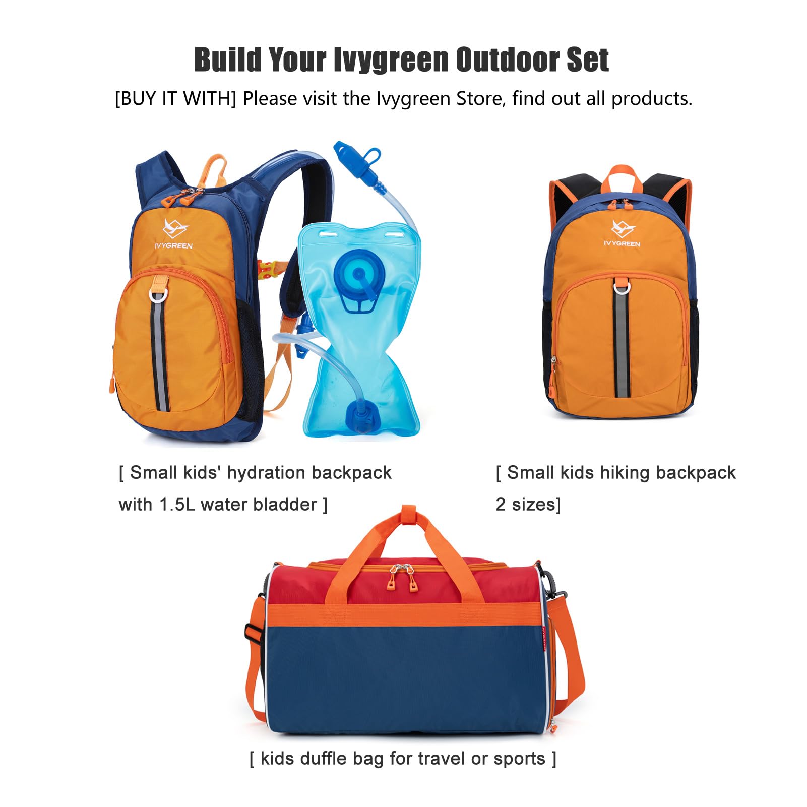 Best Kids Hiking Backpack for Boys & Girls - Lightweight Small Daypack for Camping, Travel & Outdoor Adventures - Durable Orange Backpack for Toddlers (Perfect for School, Day Trips & Nature Explorations)