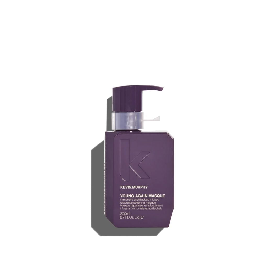 Kevin Murphy Young.Again Masque 200ml - Hydrating Hair Treatment for Damaged Hair | Restores Shine & Softness | Perfect for Dry, Frizzy, or Color-Treated Hair at Home or Salon