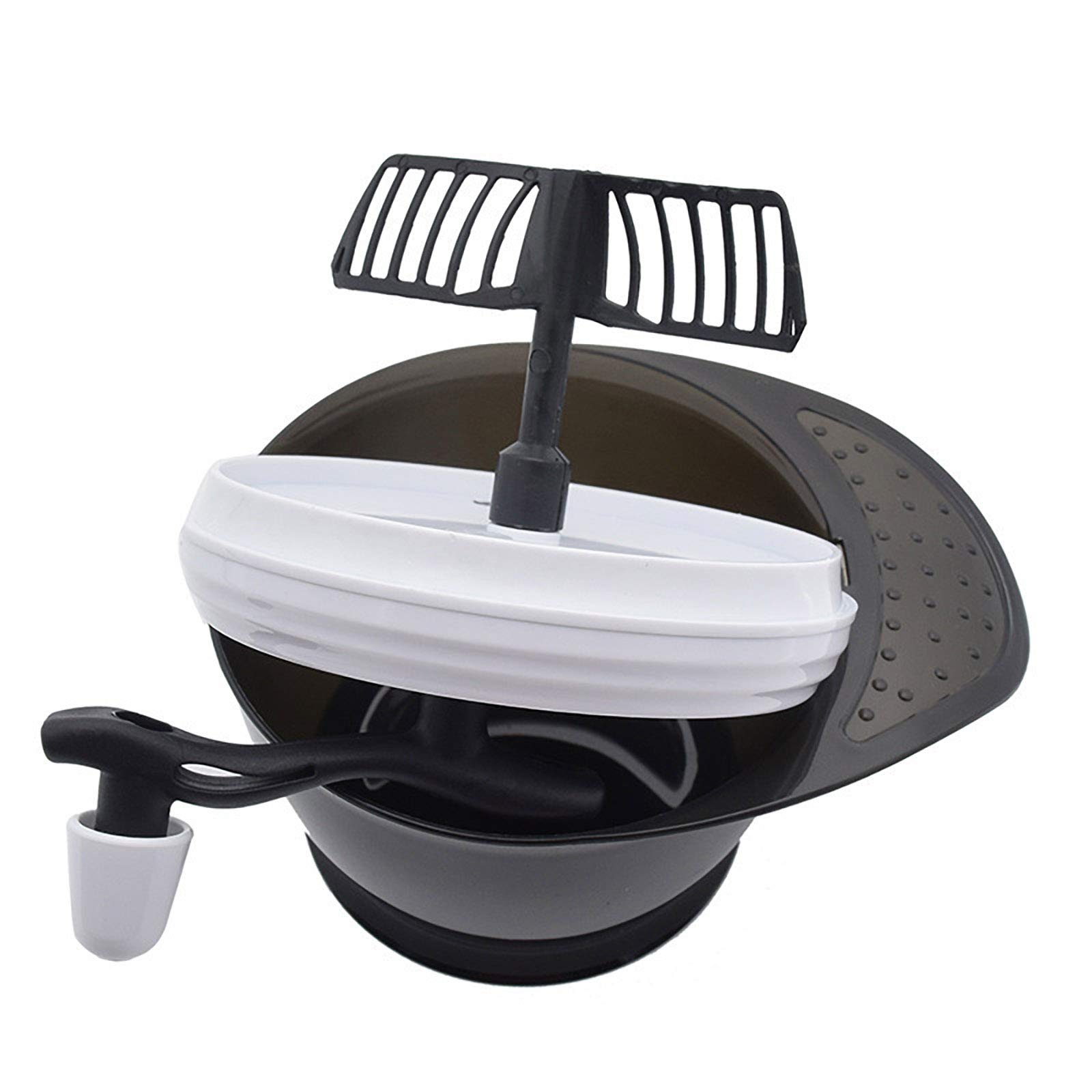 Yinuoday Hair Dye Mixing Bowl - Professional Hair Coloring Tool with Stirrer for Salon & Home Use - Perfect for Blonde, Ombre, Balayage & Highlights Styling