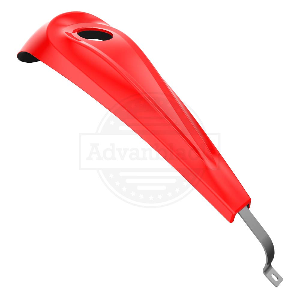 2008+ Harley Touring Motorcycle Tank Dash Console - Scarlet Red Chrome Fuel Gas Cap | Perfect for Long Rides & Custom Bike Upgrades