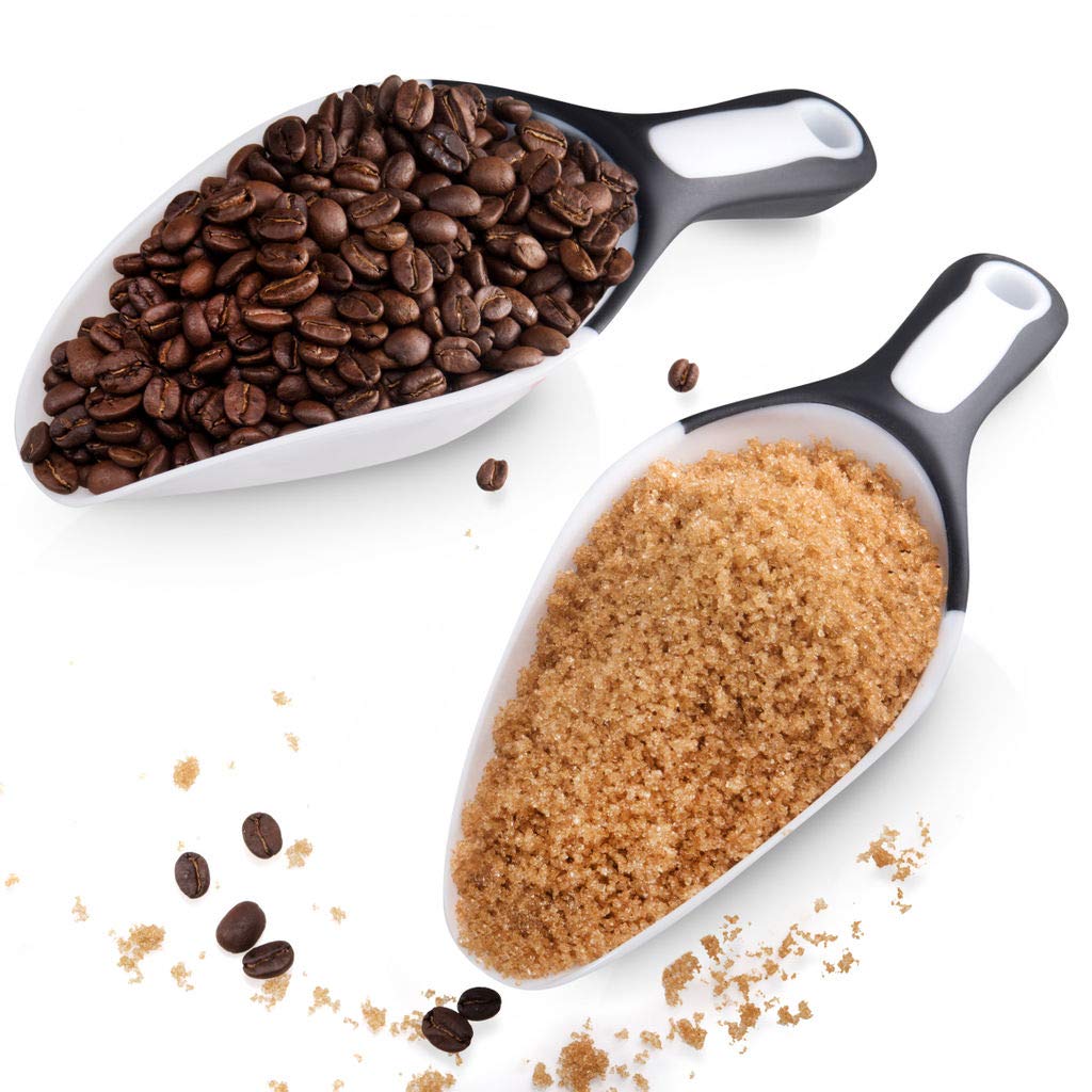 Stainless Steel Large Scooper for Dry Goods - 1-Pack Ice Scoop for Ice Machine, Flour & Coffee Measuring Scoop - Dishwasher Safe Pet Food Scoop for Dog & Cat - Perfect for Kitchen, Pantry, Baking & Coffee Brewing