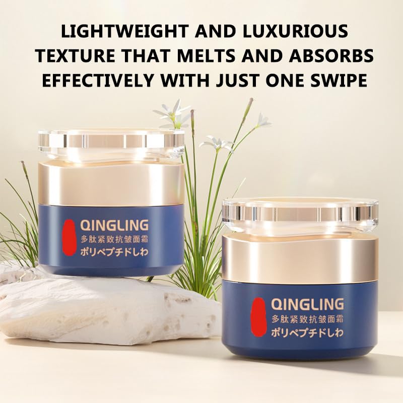 Anti-Aging Wrinkle Removal Cream - Lift & Firm Face Cream with Collagen - Moisturizing Wrinkle Reducer for Youthful Skin - Perfect for Daily Skincare Routine & Nighttime Rejuvenation