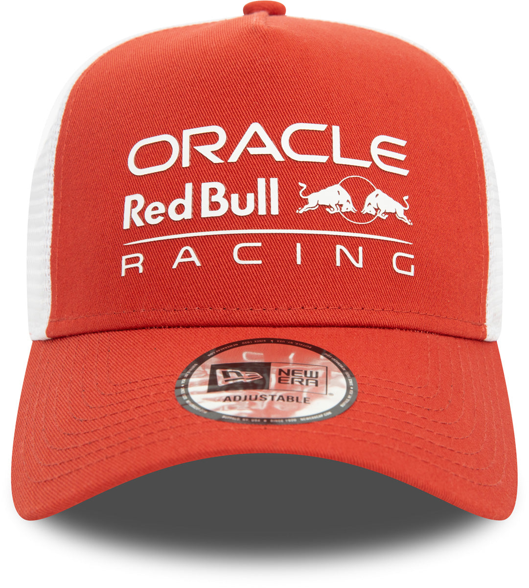 Red Bull Racing F1 New Era Seasonal E Frame Trucker Cap - Official F1 Merchandise, Adjustable Snapback Hat for Men & Women - Perfect for Racing Fans, Sports Events & Casual Wear