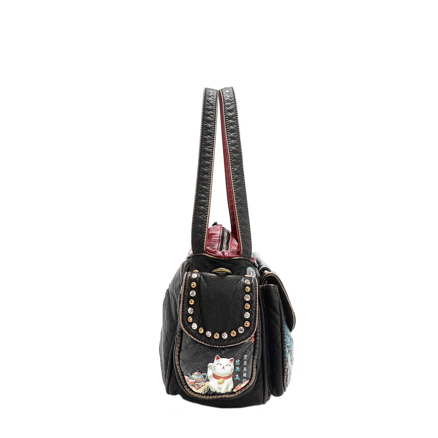 AKIKO LA BELLEZA Women's Denim Shoulder Bag - Stylish Crossbody Purse for Everyday Use, Travel & Shopping