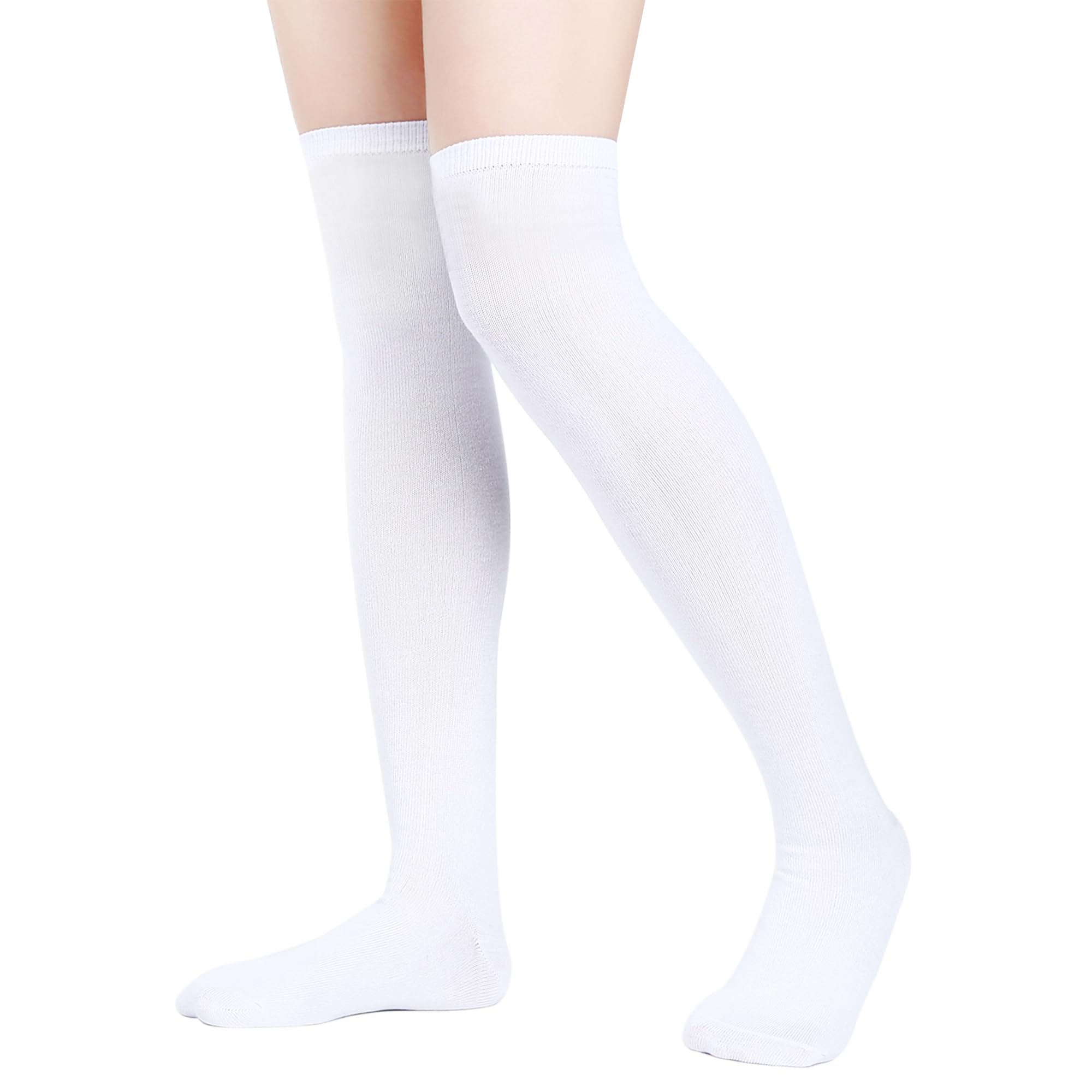 SATINIOR Women's Knee High Socks - Halloween Cosplay Stockings for Party, Costume, Anime, Gothic Lolita Fashion - Perfect for Halloween, Cosplay Events & Themed Parties