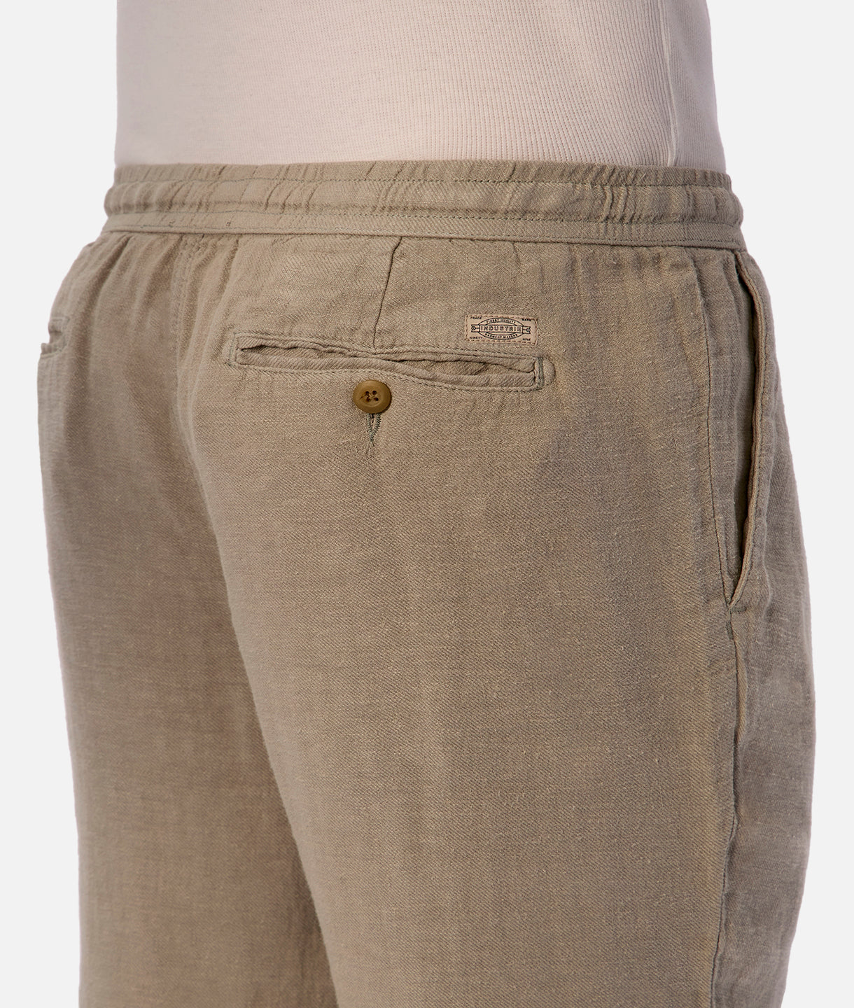 New Capri Linen Pants for Women - Light Army Green Casual Summer Trousers | Perfect for Beach, Vacation & Relaxing Outfits