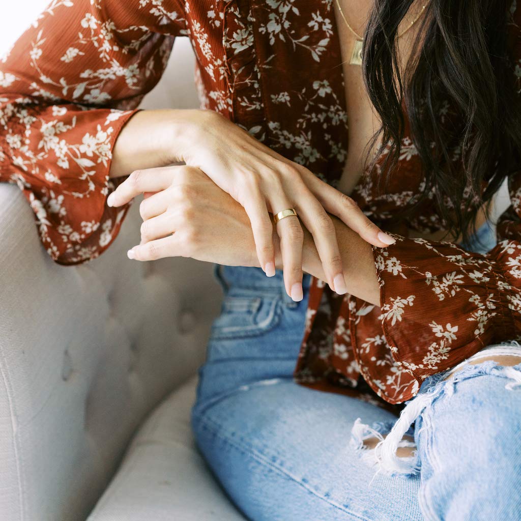 Honeycat Bold Band Ring - Minimalist & Delicate Jewelry in Gold, Rose Gold or Silver (Rose Gold, Size 6) | Perfect for Everyday Wear, Gift Giving & Special Occasions