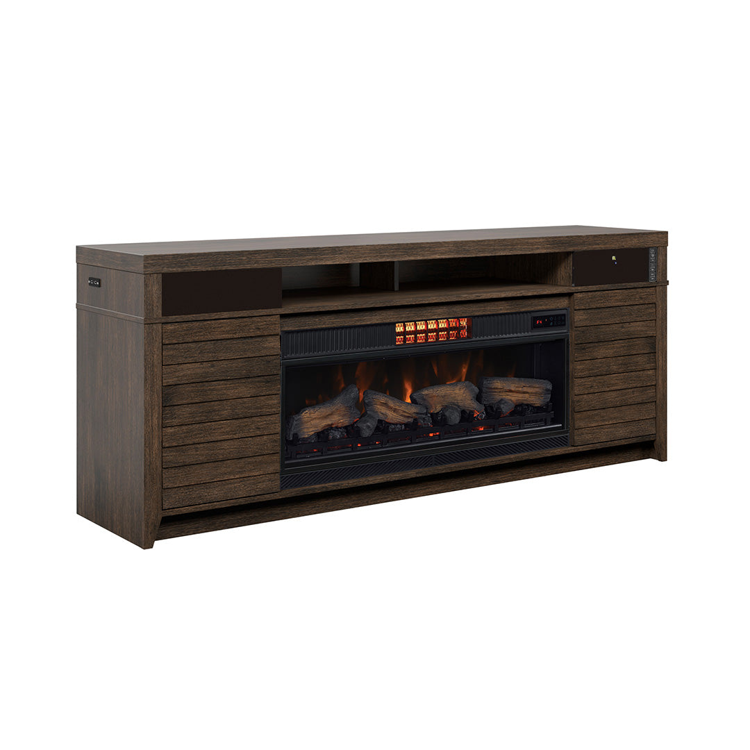 McCalloway Modern TV Stand with Electric Fireplace - Stylish Entertainment Center for Living Room, Bedroom & Home Theater