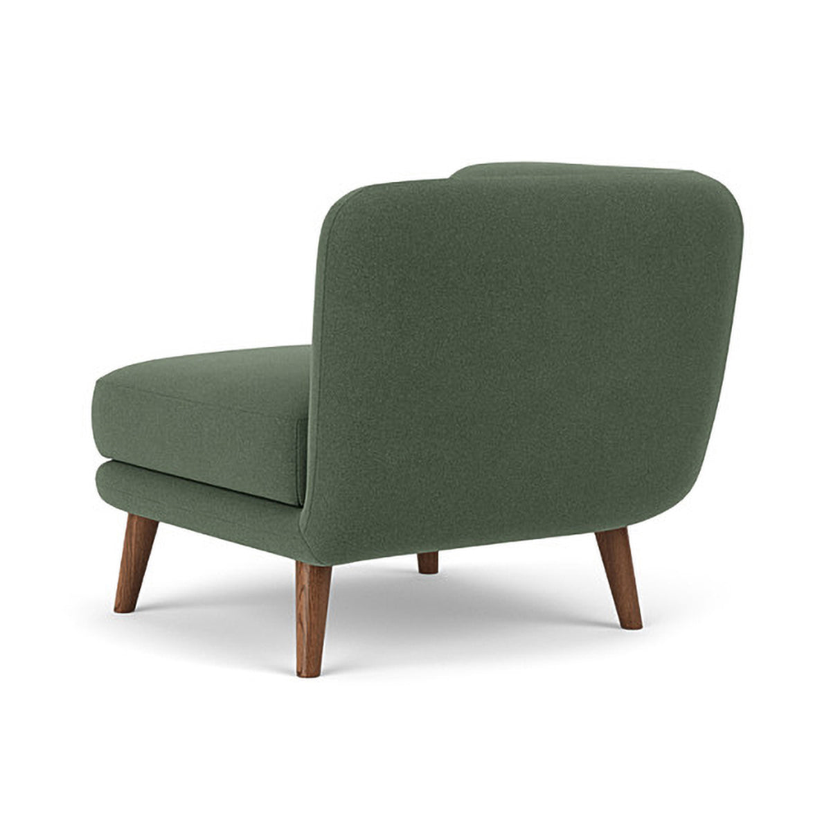 Alfred Fabric Right 1 Seater Modular Sofa - Modern Comfortable Single Chair for Living Room, Bedroom & Small Spaces