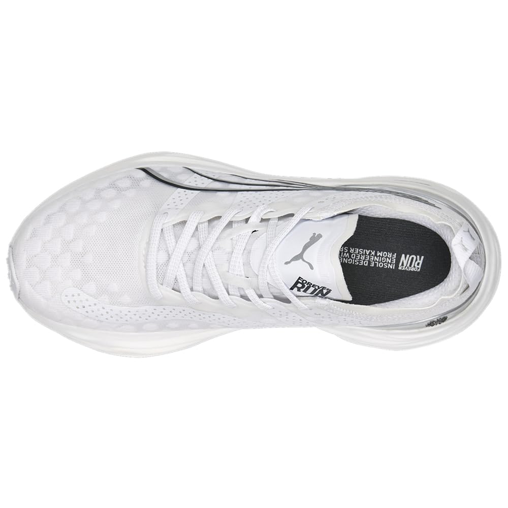 PUMA Women's Foreverrun Nitro Running Shoes - White - Size 10 M - Lightweight Cushioned Sneakers for Jogging, Gym Workouts & Daily Wear