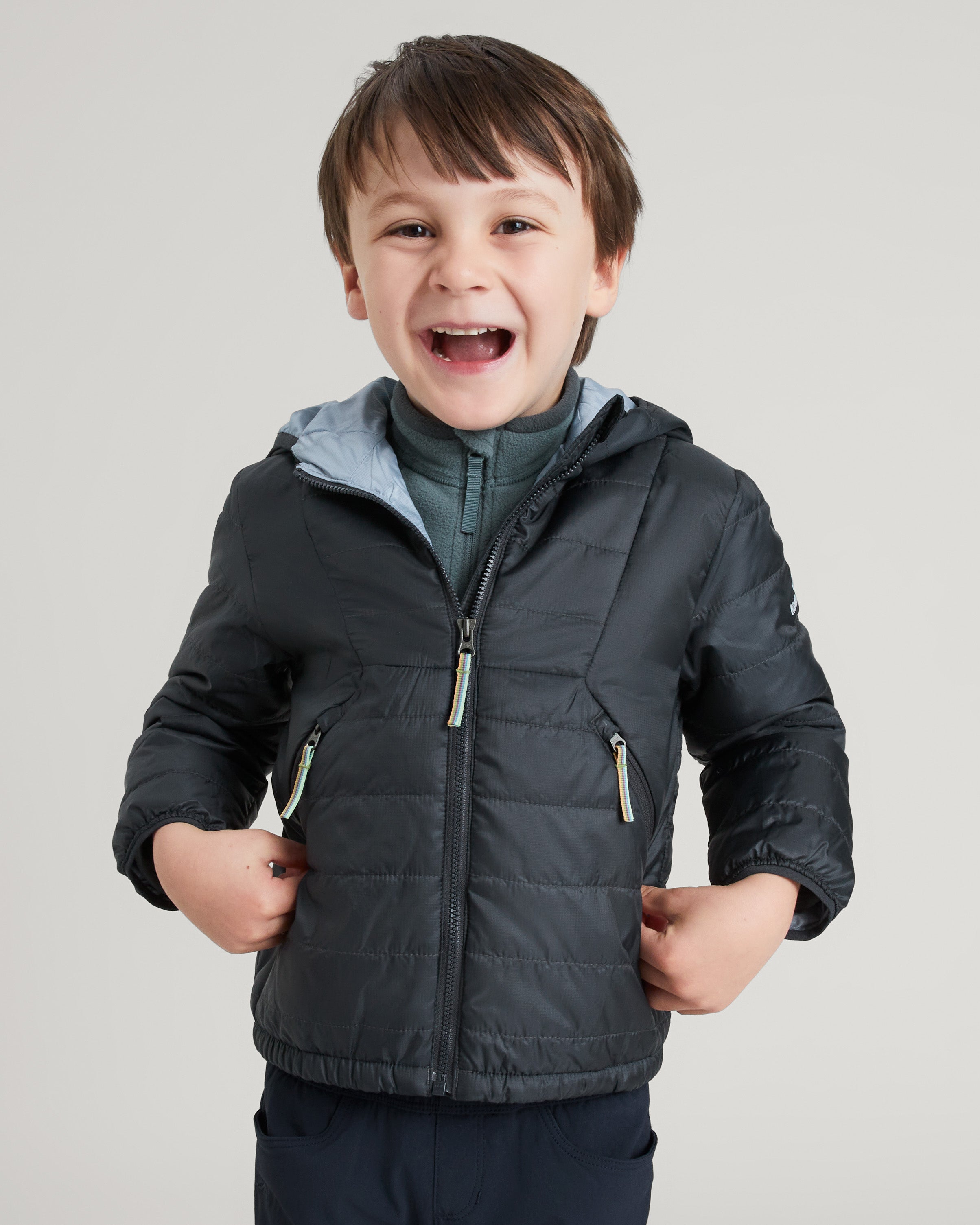 Heli R Kids' Unisex novaLOFT Hooded Jacket - Lightweight Water-Resistant Winter Coat for Boys & Girls - Perfect for Outdoor Play, School & Cold Weather Adventures